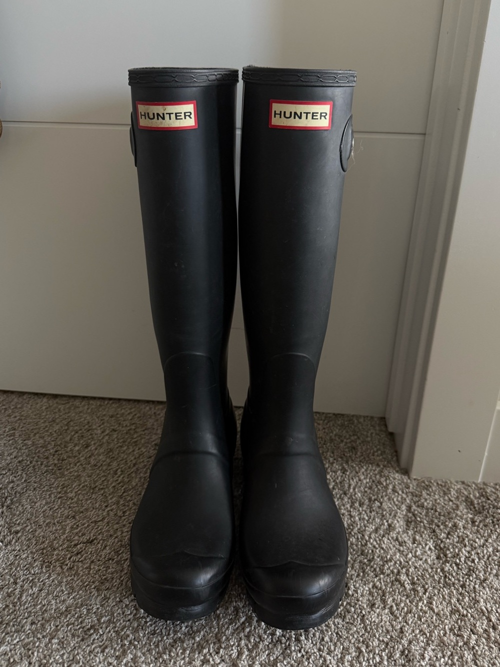 Women’s Black Hunter Boots Tall (37/7)
